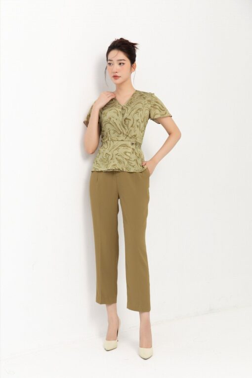 ÁO PEPLUM HỌA TIẾT SM05072