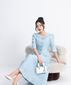 ÁO PEPLUM CÀI KHUY NGỌC AK14562